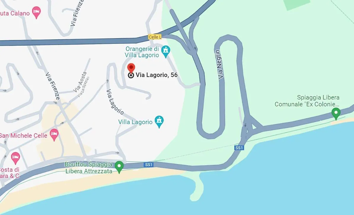 Sea View Apartment Celle Ligure